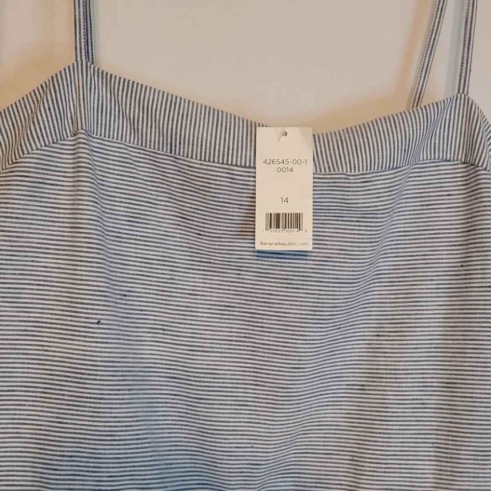 BANANA Republic Women's Striped Cropped Jumpsuit